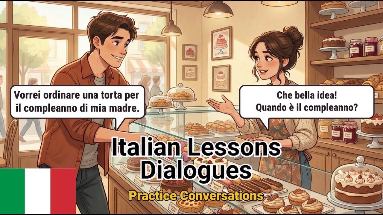 Не12 Italian Conversations for A2–B1 Learners | Listening & Speaking Practice
