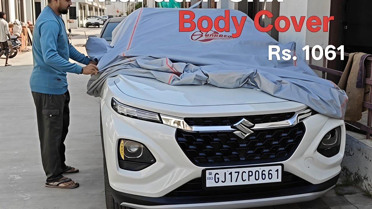 Maruti Fronx Cover Honest Review 🔥 | Garrege Car Body Cover Unboxing & Full Details