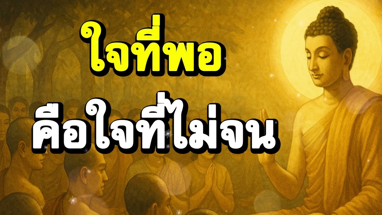 ใจที่พอ คือใจที่ไม่จน | ฟังธรรมผ่อนคลาย | Ep.17