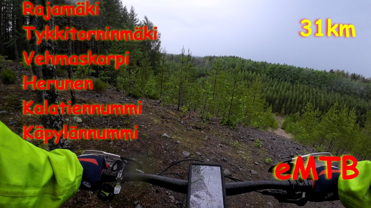 Rajamäki. eMTB