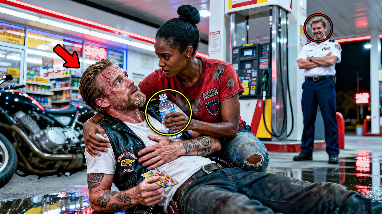 Single Mom Used Her Last $9 to Save a Dying Biker at a Gas Station, Then 200 Motorcycles Showed Up