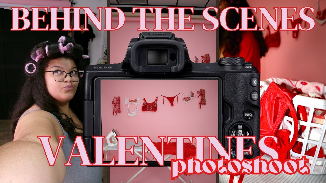 BEHIND THE SCENES 💋| Valentine’s day photoshoot