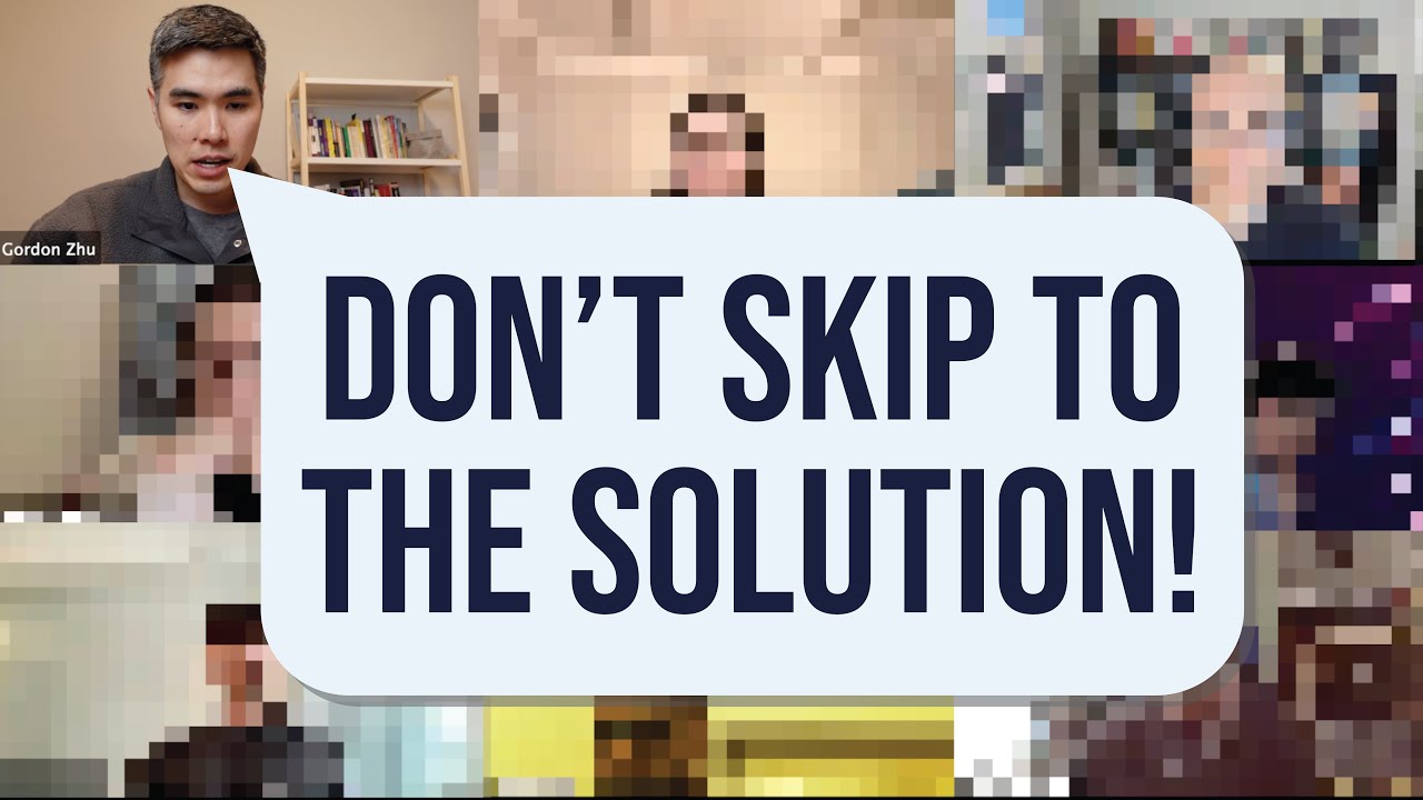 Why Skipping to Solutions is Destructive