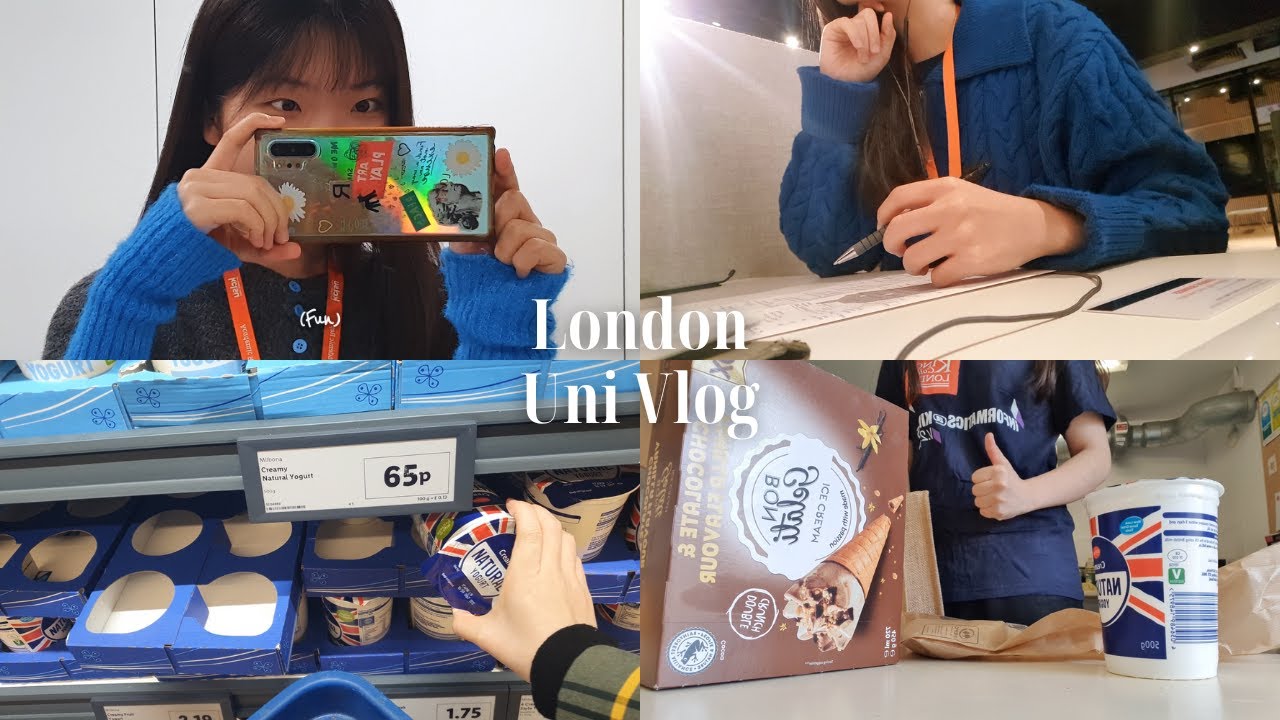 London uni vlog | KCL exam prep, daily vlog 런던 대학생 브이로그 🇬🇧
