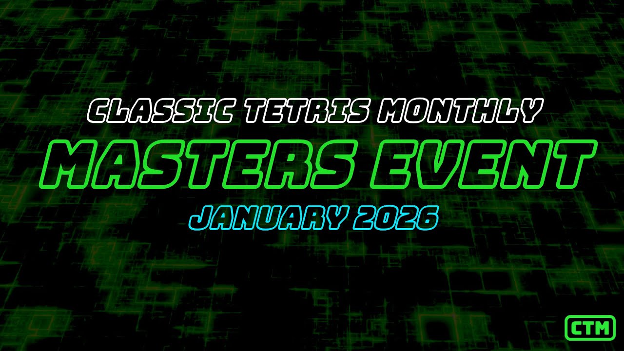MASTERS JANUARY 2026 | CURI DANV SILLYSHARK | BLUE R1R2 | CLASSIC TETRIS MONTHLY