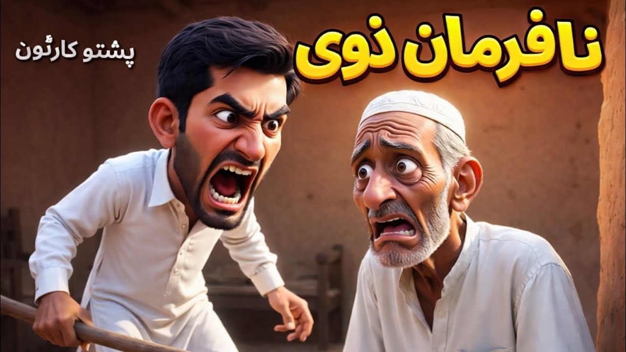 The Son Who Sent His Parents to OldAge Home | نافرمان ذوی | Pushto Cartoon | پشتو کارٹون
