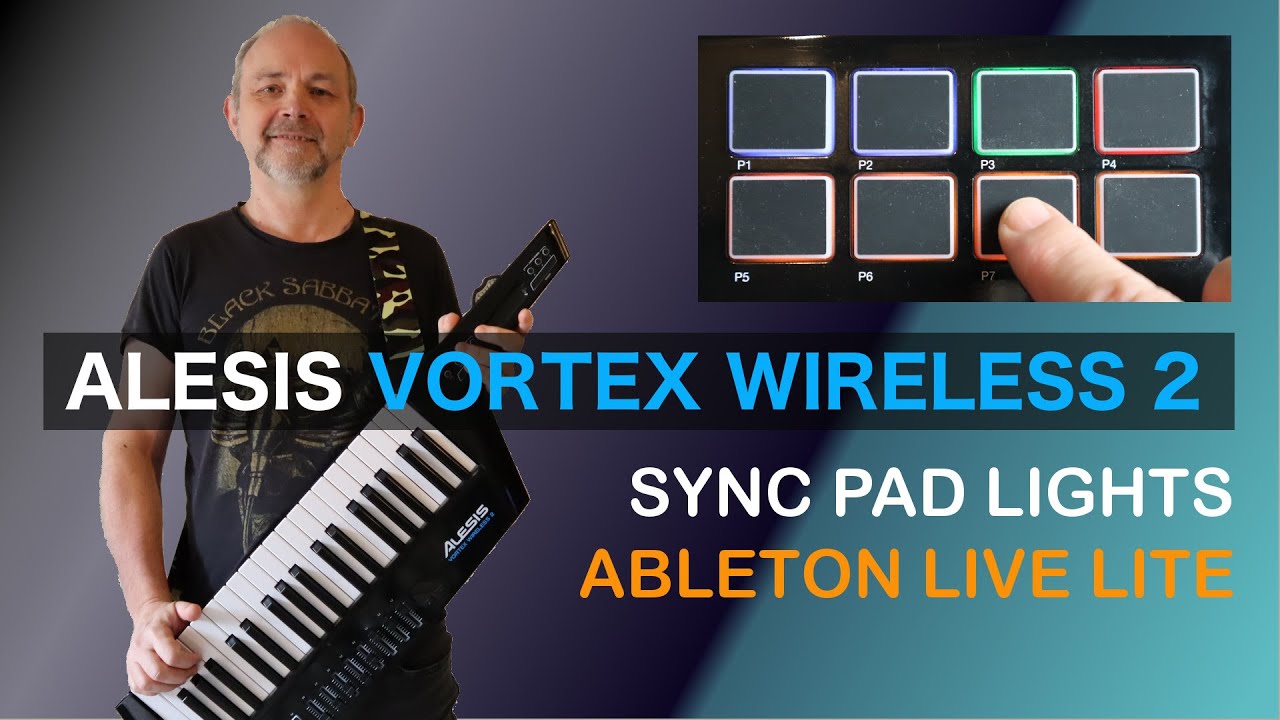 How to Sync the Vortex Wireless 2 pad lights with Ableton Live Lite sounds.