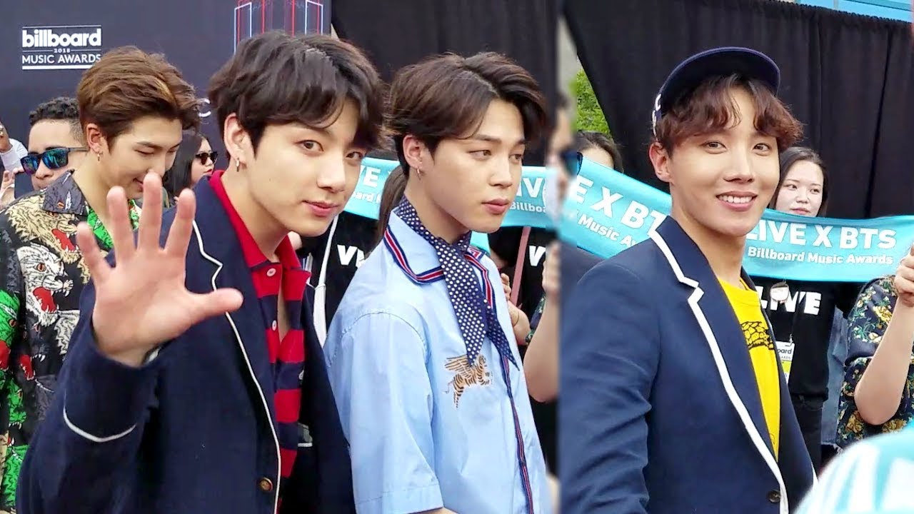 [UP-CLOSE] BTS | JUNGKOOK & JHOPE NOTICED ME! | BBMA 2018 PART 1