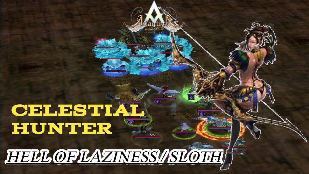 Formasi Low Budget Celestial Hunter Farming Abandon Box Di Hell Of Laziness ( Atlantica Online )