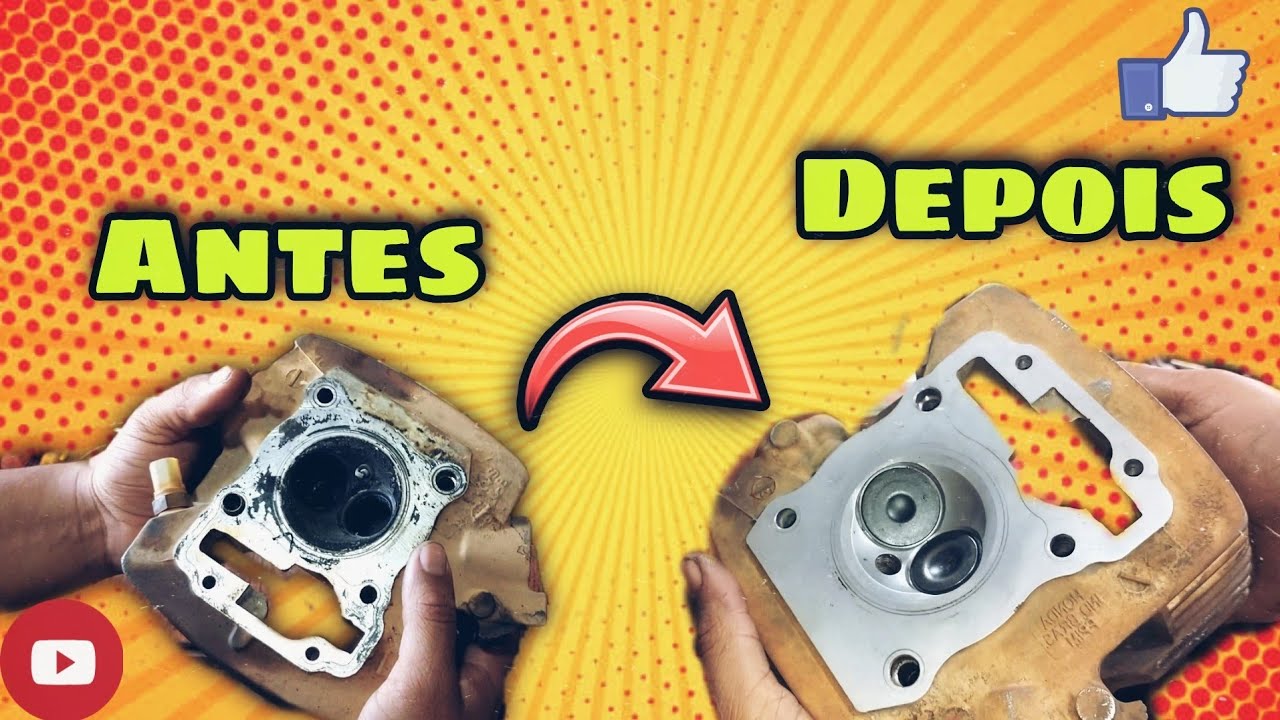 Como limpar cabeçote de moto (fan150) +limpeza e assentamento das válvulas !!!
