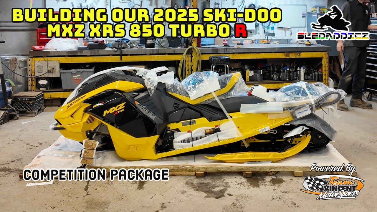 Building our 2025 Ski-Doo MXZ X-RS Competition Package | 850 Turbo R | The Count is On!