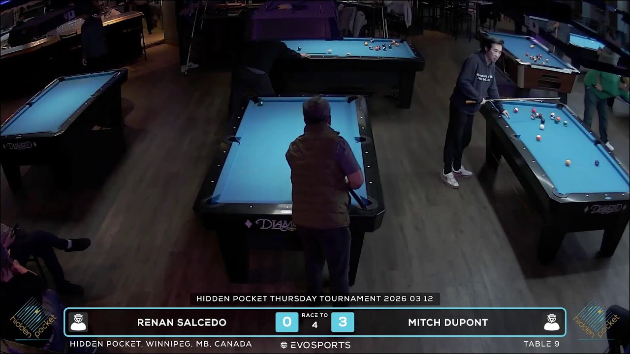 RENAN SALCEDO vs MITCH DUPONT - HIDDEN POCKET - TABLE 9 | EvoSports