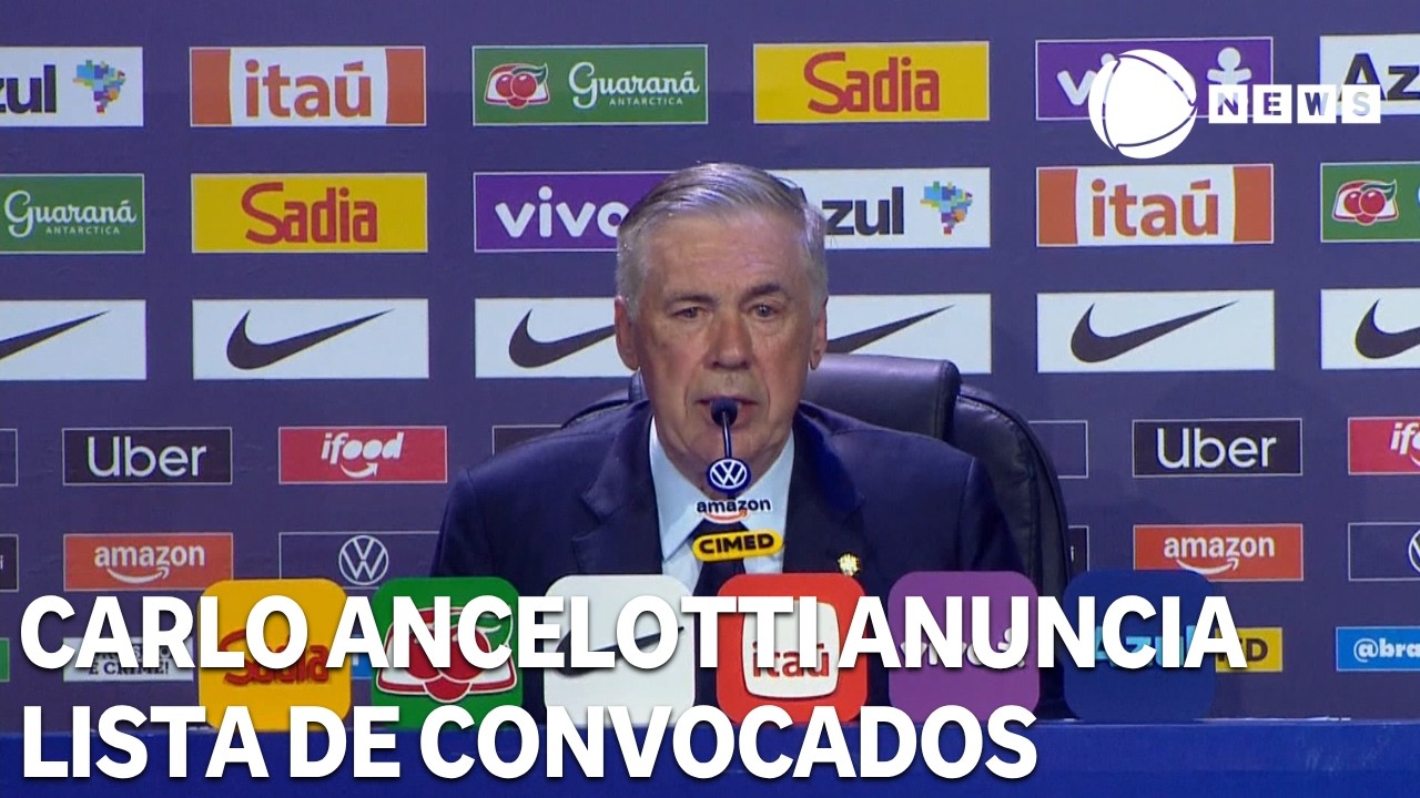 Carlo Ancelotti anuncia lista de convocados para a Copa do Mundo