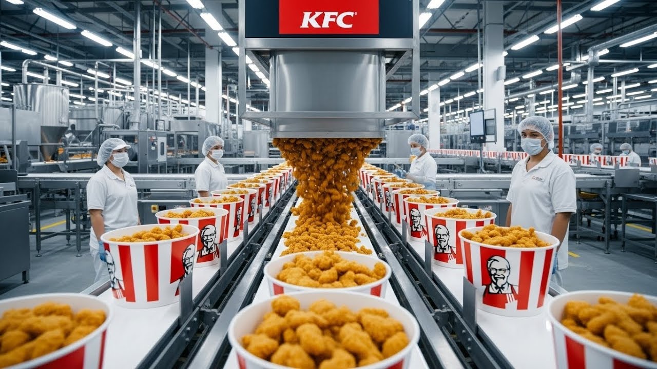Фабрики быстрого питания: как KFC, Domino’s и макаронные изделия производятся массово каждый день...