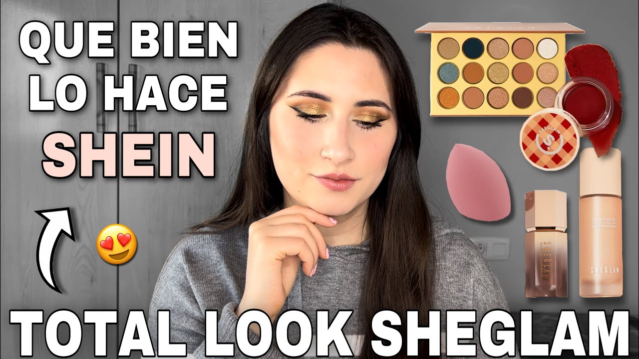 ✨TOTAL LOOK CON PRODUCTOS DE SHEGLAM✨ | Maquillaje de Shein que parece de alta gama…😍