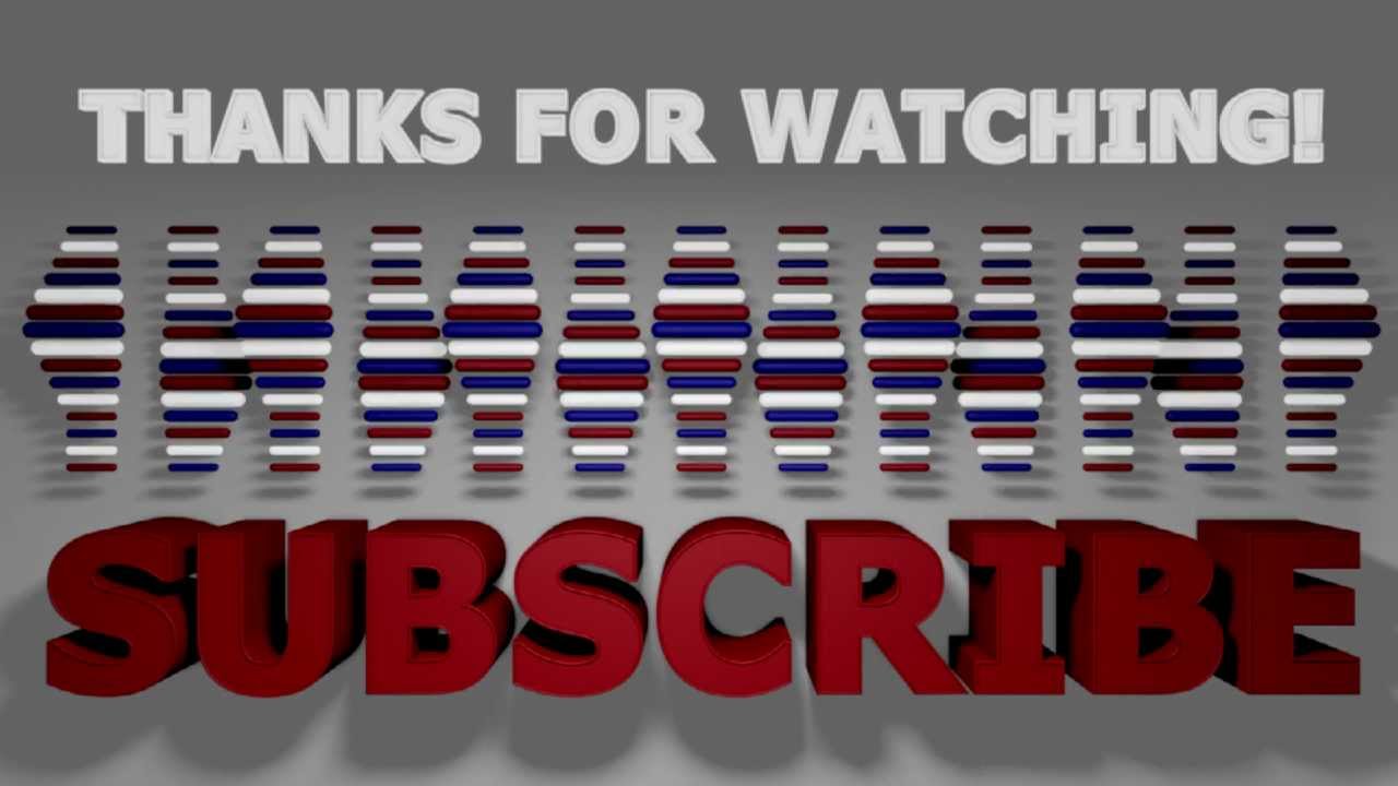 THANKS FOR WATCHING SUBCRIBE ANIMATION