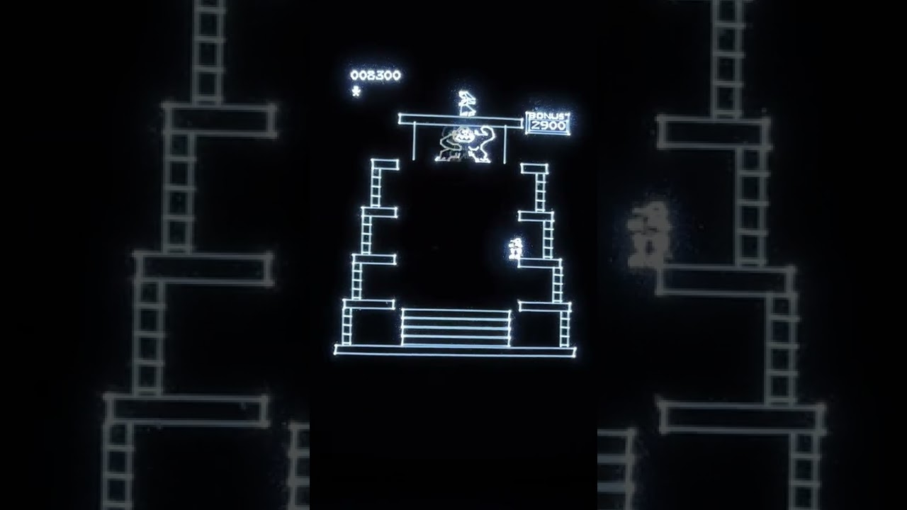 Donkey Kong on the Vectrex (VecFever)