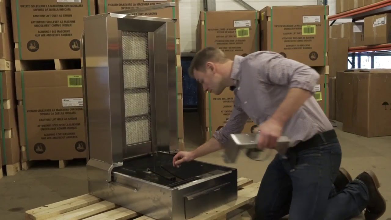 Kebab King Grill   Changing the motor