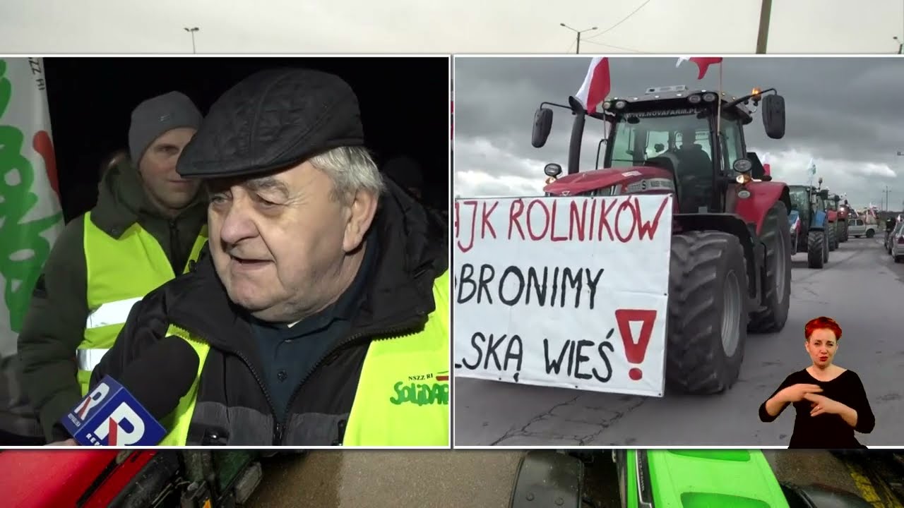 Dorohusk. Protest rolników na granicy polsko-ukraińskiej | M. Jelonek | TV Republika