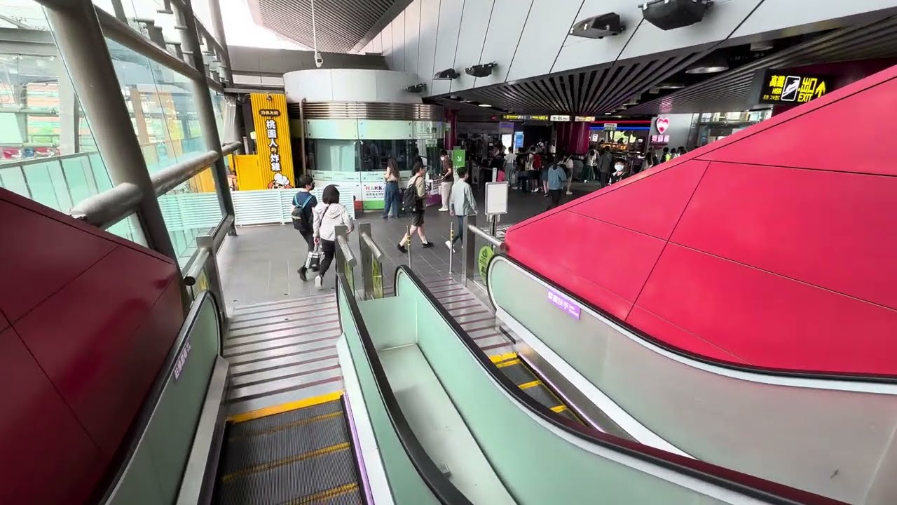 桃園捷運 A18 高鐵桃園站 轉乘 台灣高鐵 桃園車站 路程景