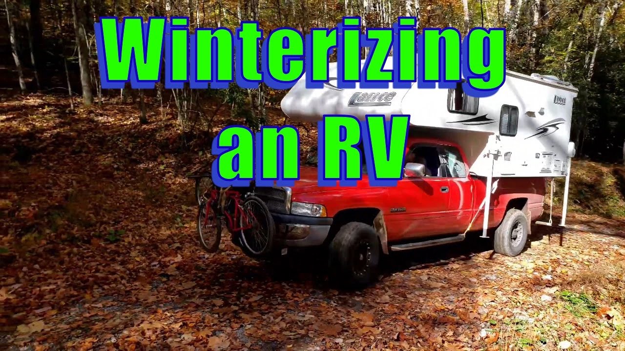 How To Winterize an RV - Lance Truck Camper