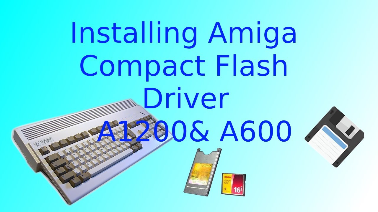 Amiga: Compact Flash Card PCMCIA Driver Install
