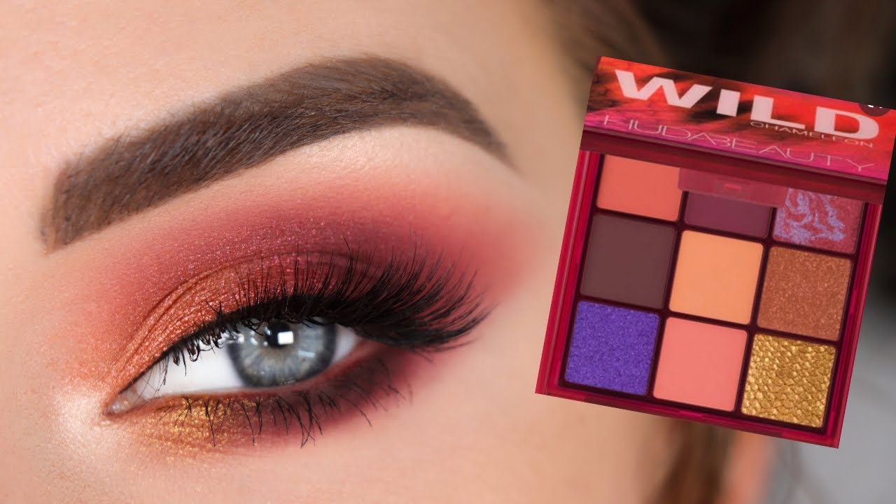 Huda Beauty Wild Chameleon Palette | Warm Eyeshadow Tutorial