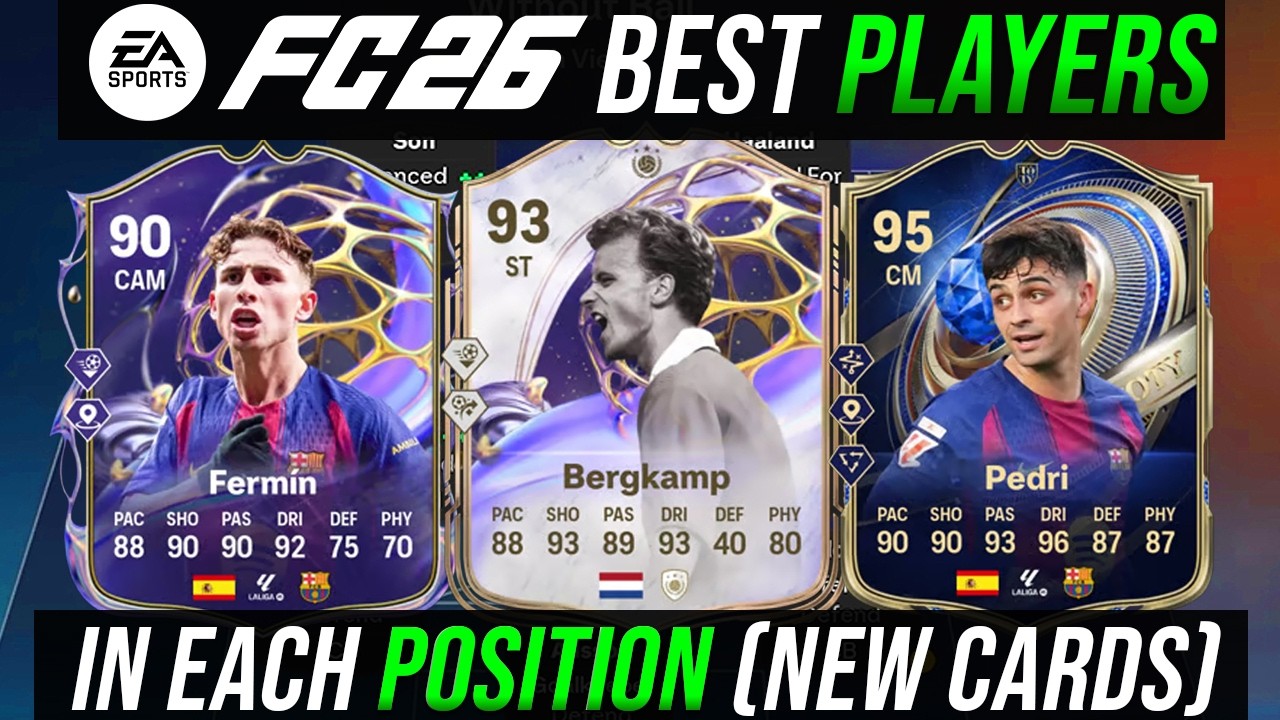 *NEW* TOP 5 Best Players in EACH Position (META KEY Playstyles) - FC 26
