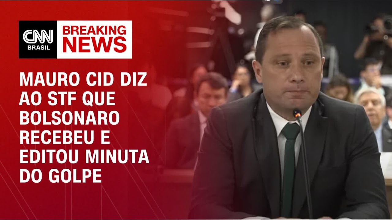 Bolsonaro recebeu e enxugou minuta do golpe, diz Mauro Cid durante interrogat&oacute;rio | BASTIDORES