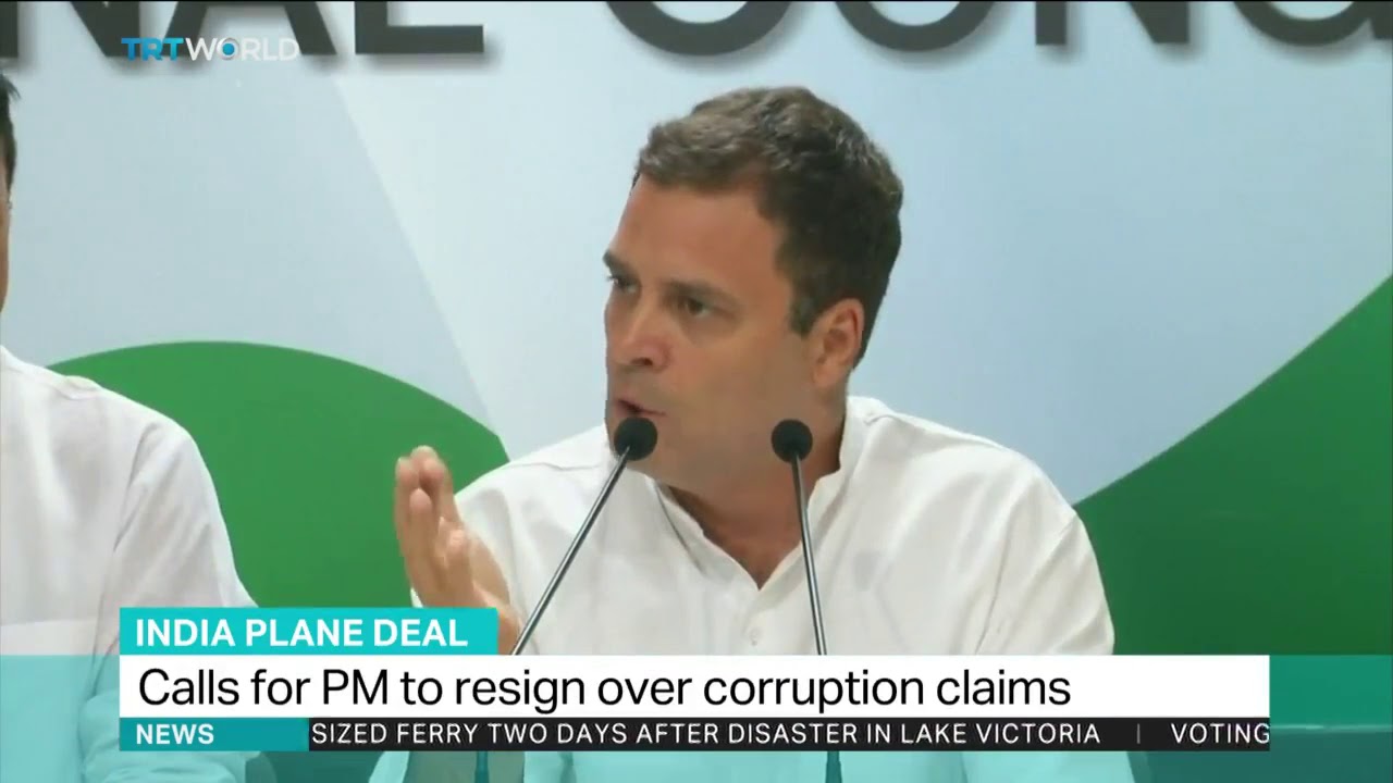 India's opposition party calls for PM Modi's resignation