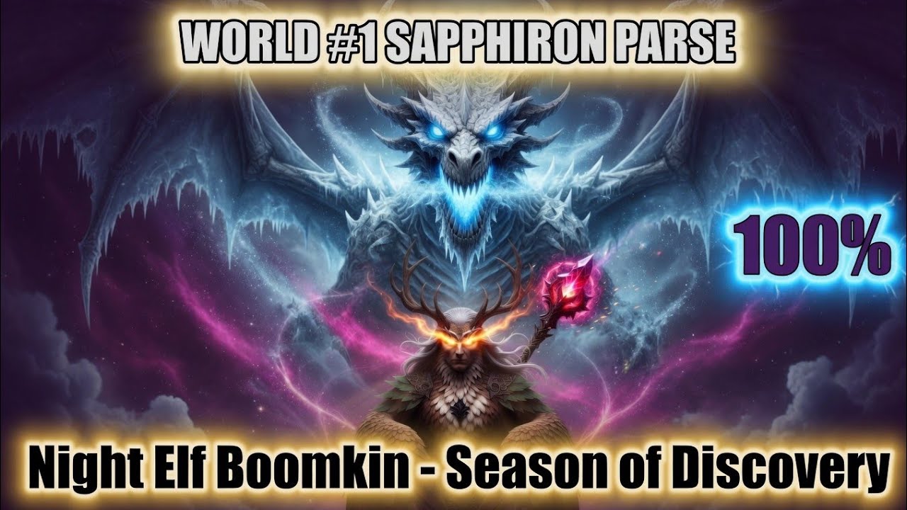 World #1 Sapphiron Parse! 20-Man Raid | Balance Druid SOD