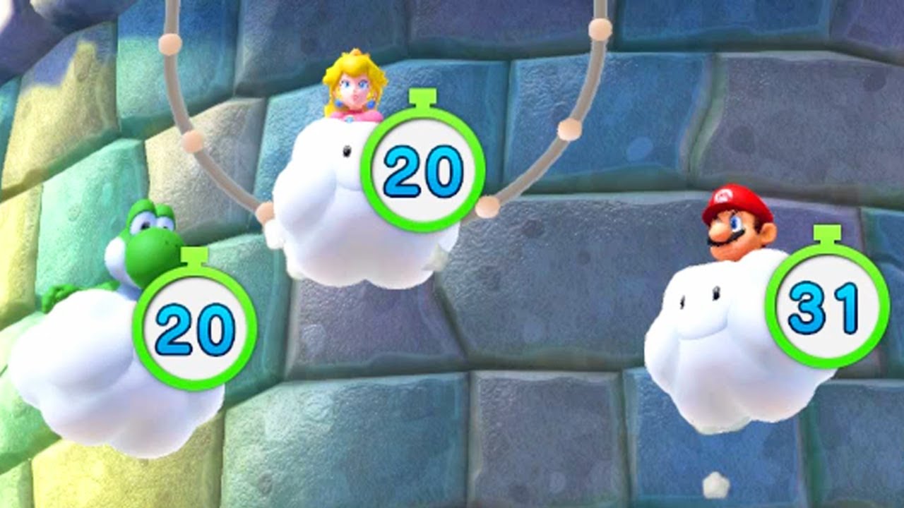 Mario Party 10 Coin Challenge #127 Mario Vs Yoshi Vs Spike Vs Peach Master Difficulty