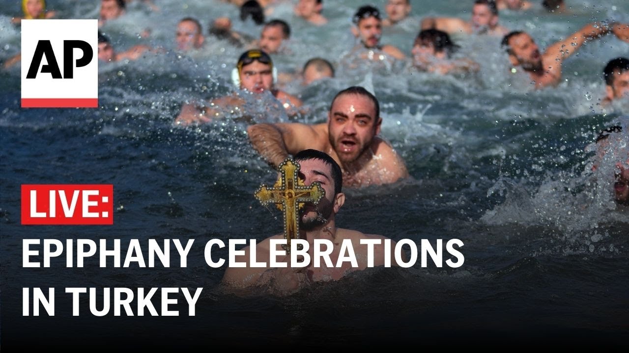 Epiphany celebrations LIVE: Orthodox Christians in Turkey dive into the Golden Horn