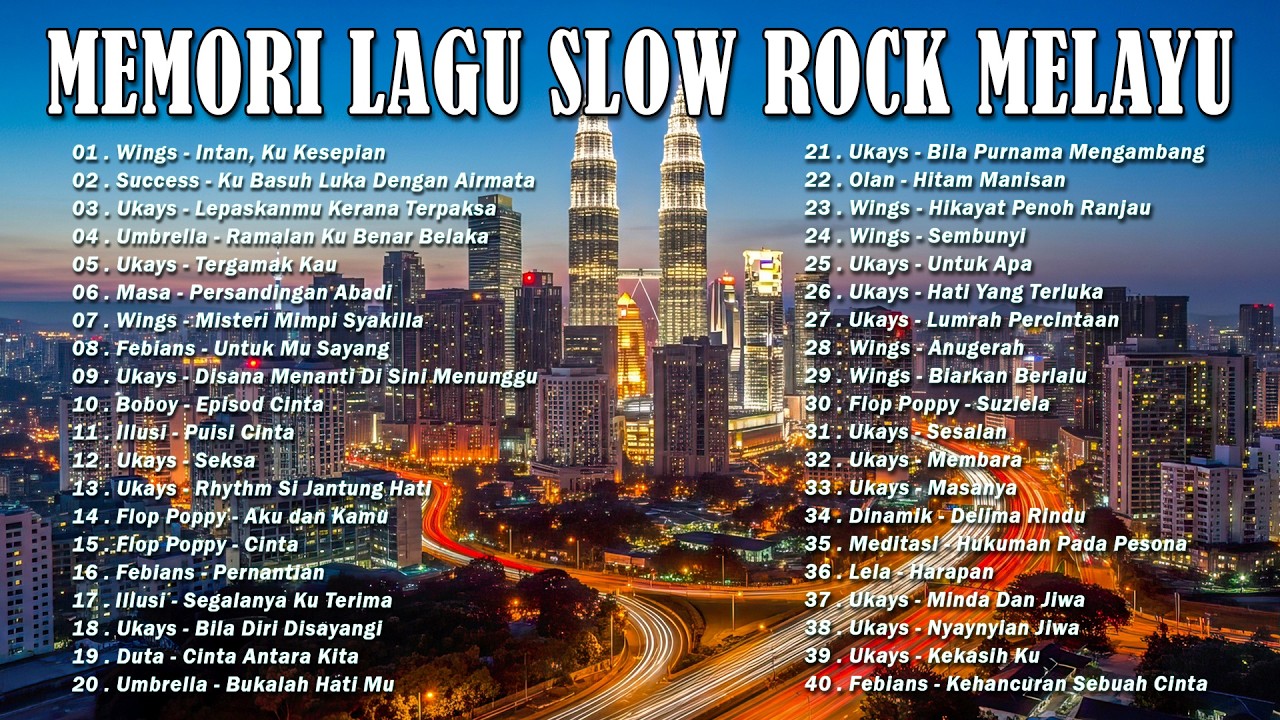 100 LAGU JIWANG MELAYU 2025 - LAGU JIWANG 80AN DAN 90AN TERBAIK - LAGU SLOW ROCK MALAYSIA