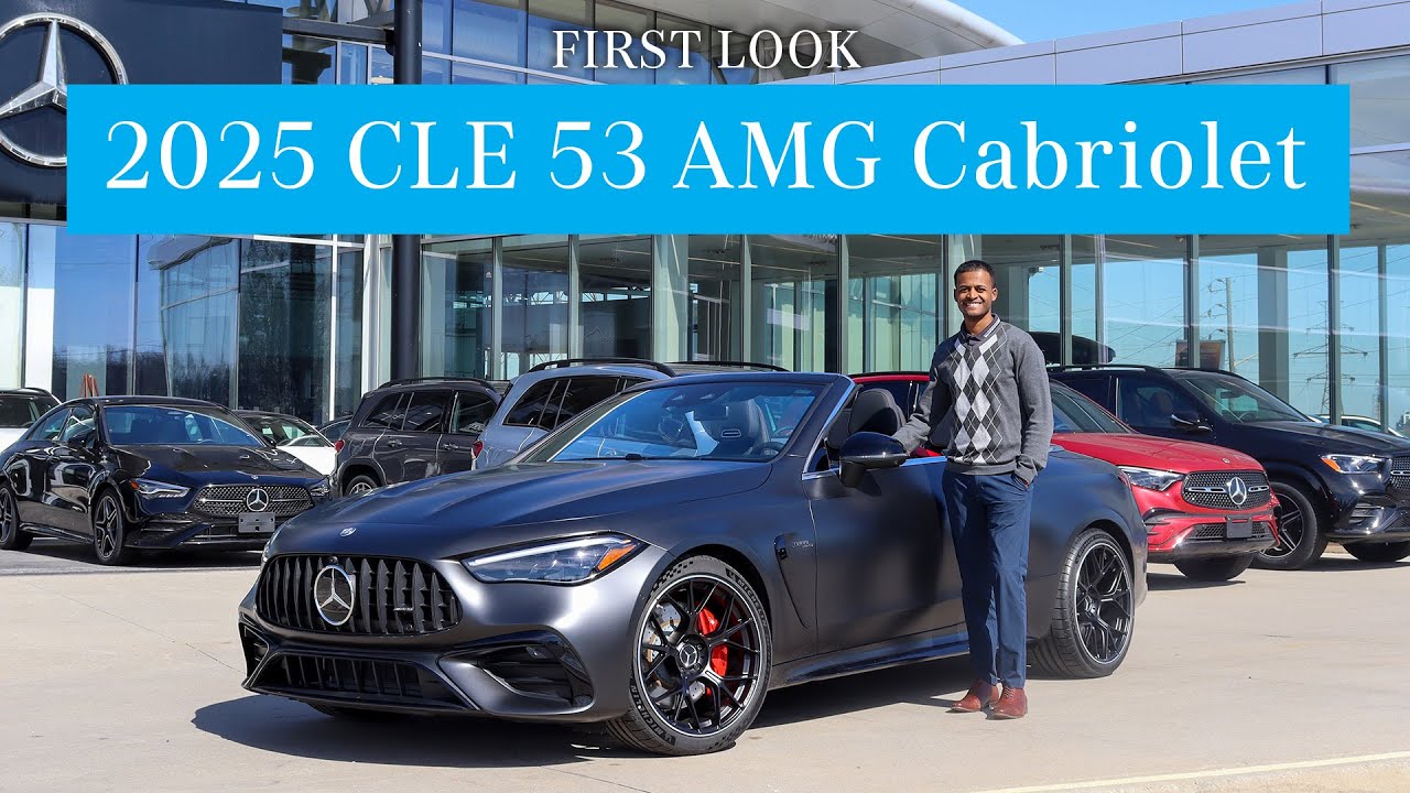 The All-New 2025 Mercedes CLE53 AMG Cabriolet has Arrived