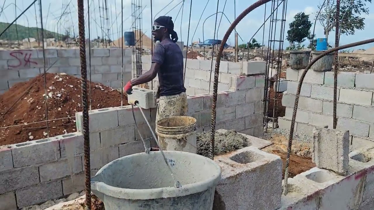 Onley Lambert's place up up up blocks another house 🏠 is on the way up.