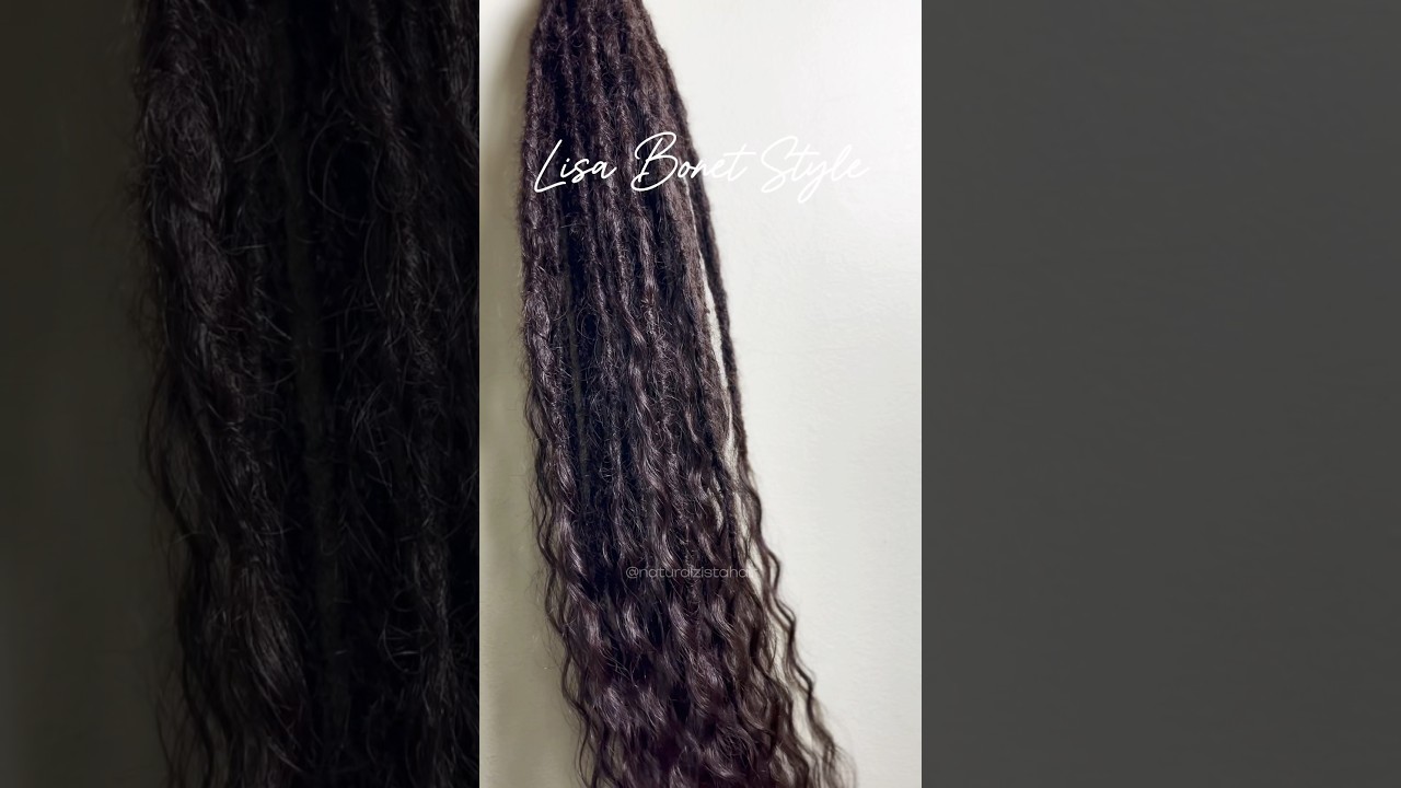 Reusable human blend &ldquo;Lisa Locs&rdquo; #shop #globalshipping #ytshorts #lisabonet #locs