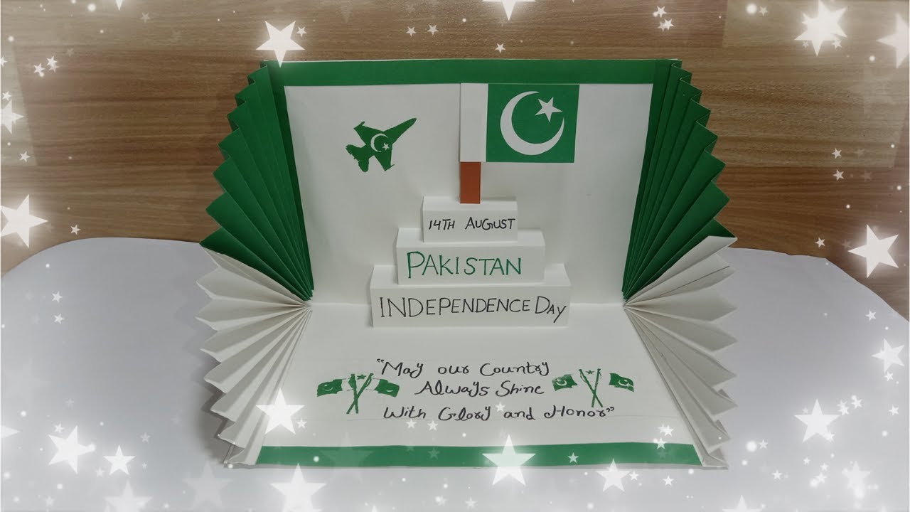 How to make Independence day card || 14 August || Pakistan independence day crafts