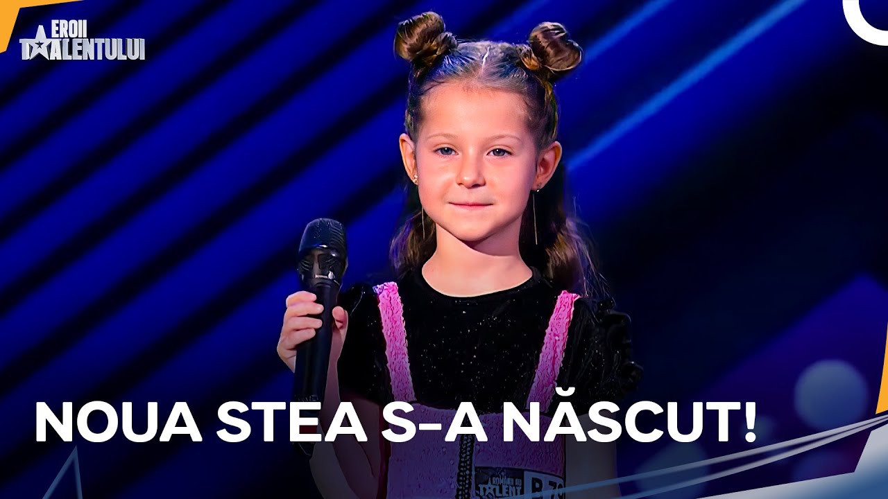 Fetița De 8 Ani Care A Cucerit „Românii au Talent” Cu Vocea Ei! | Romanii au Talent