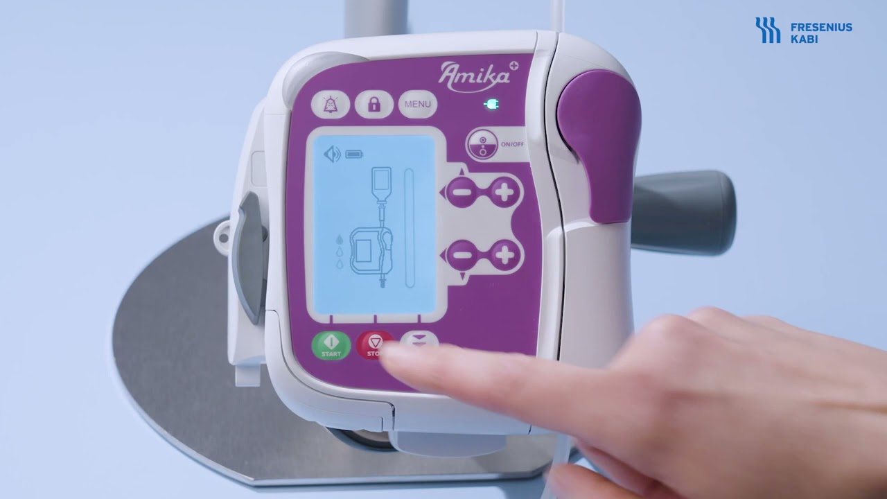 Handhabung der Amika®+ Ernährungspumpe – intermittierende Applikation von Flüssigkeiten