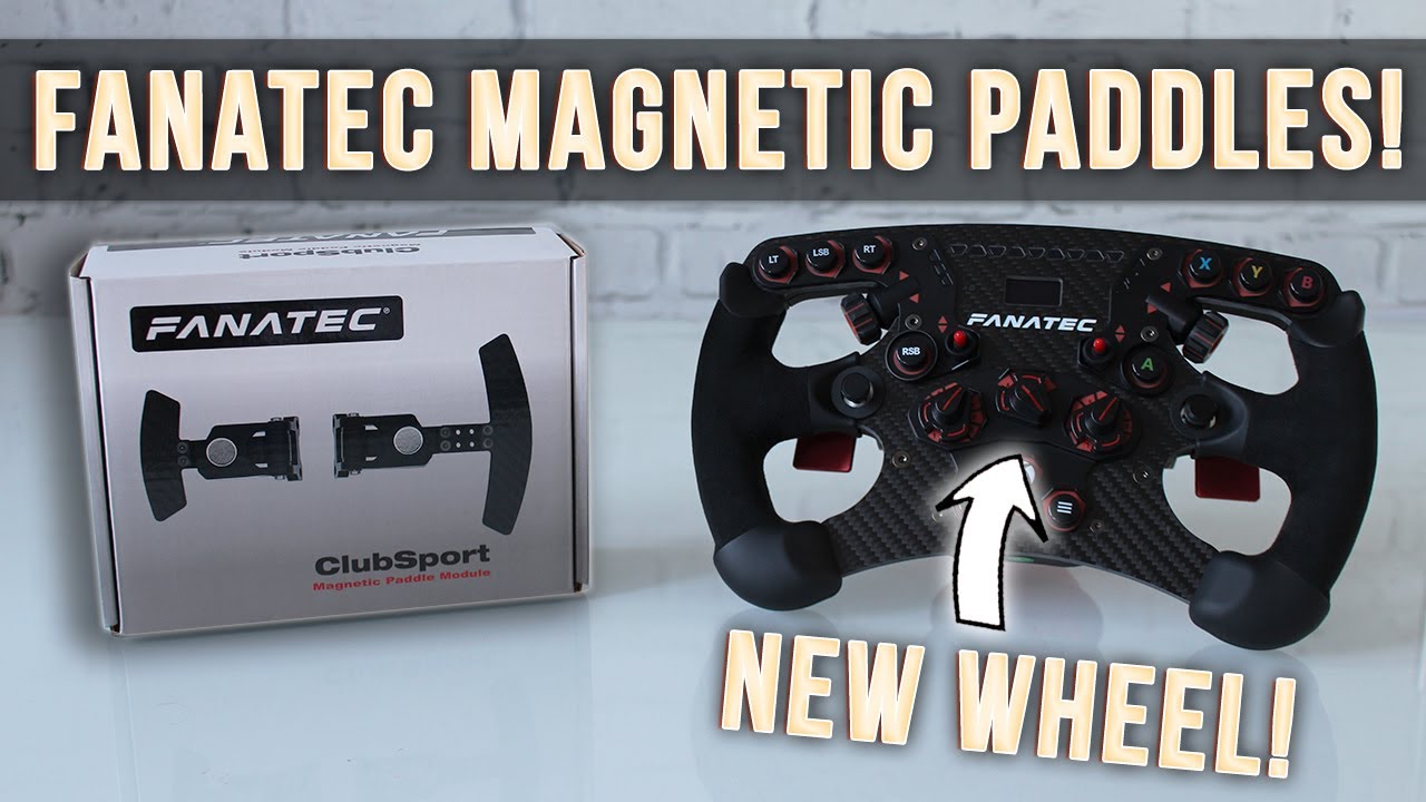 FANATEC MAGNETIC PADDLES! AND A NEW WHEEL!