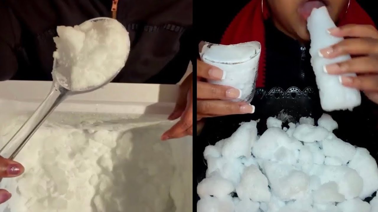 FREEZER FROST CRUNCHES | MIXED ICE CRUNCHES #iceasmr 