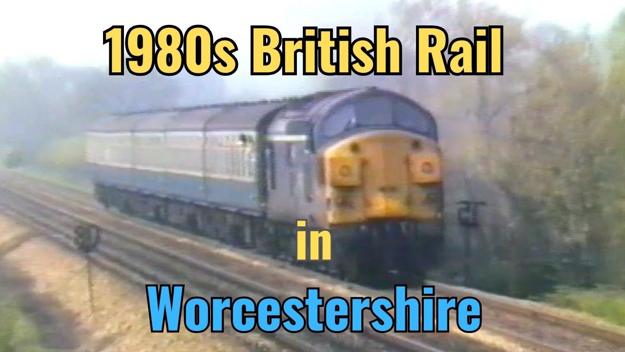 British Rail in the 1980s | Worcestershire Trains at Speed (1987) | Class 47, 50, 37 & HST