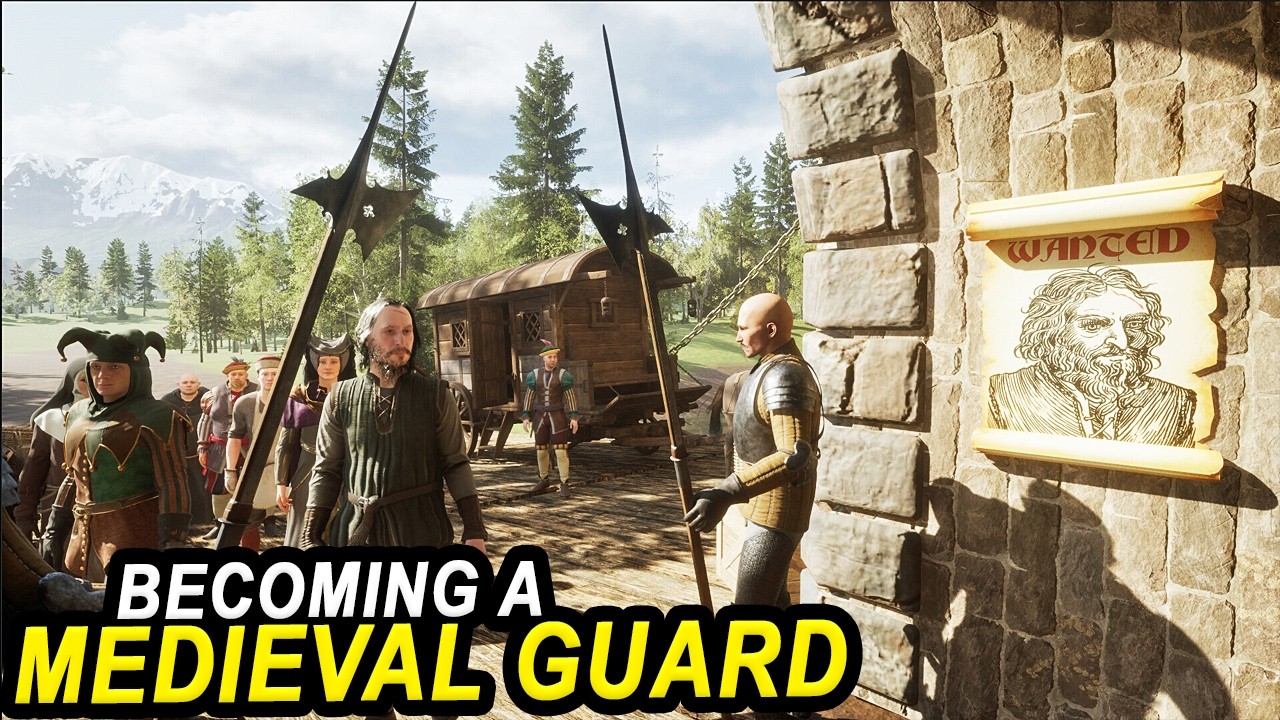 Becoming a Medieval GUARD is SURPRISINGLY FUN in Gate Guard Simulator