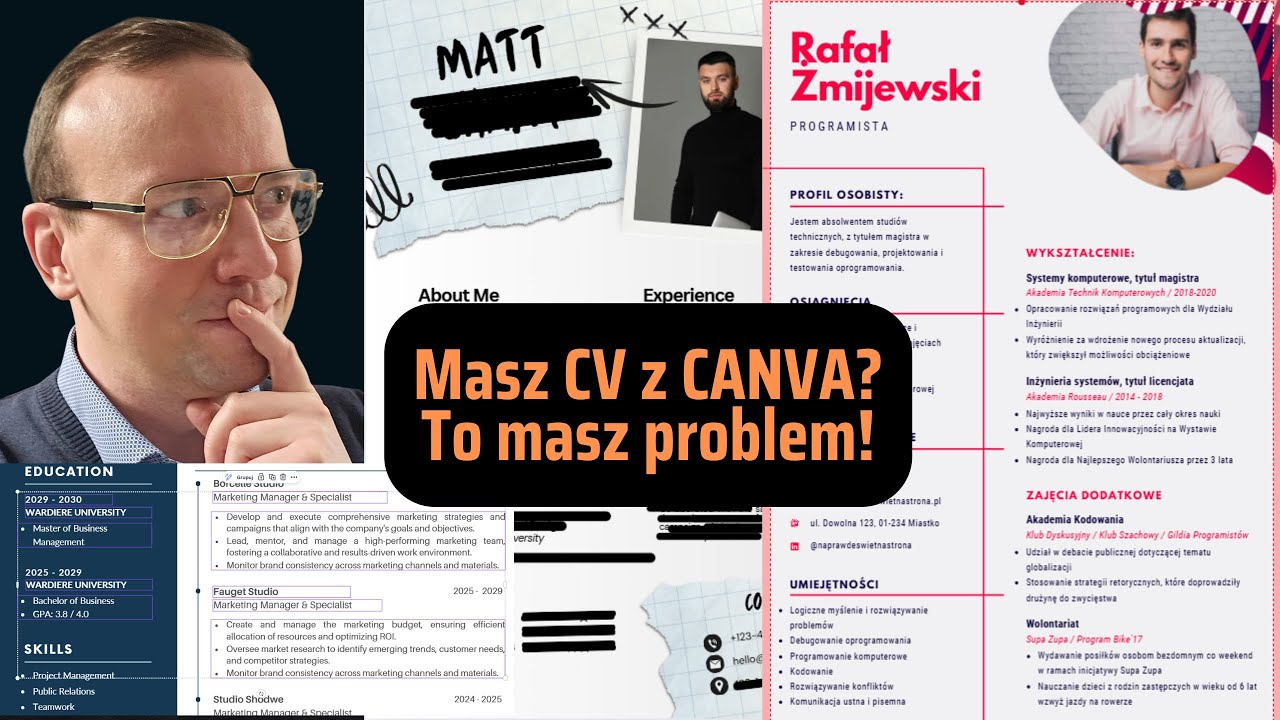 Masz CV w CANVA? To masz problem! 10 minut dla Twojego PROGRESSu cz. 10