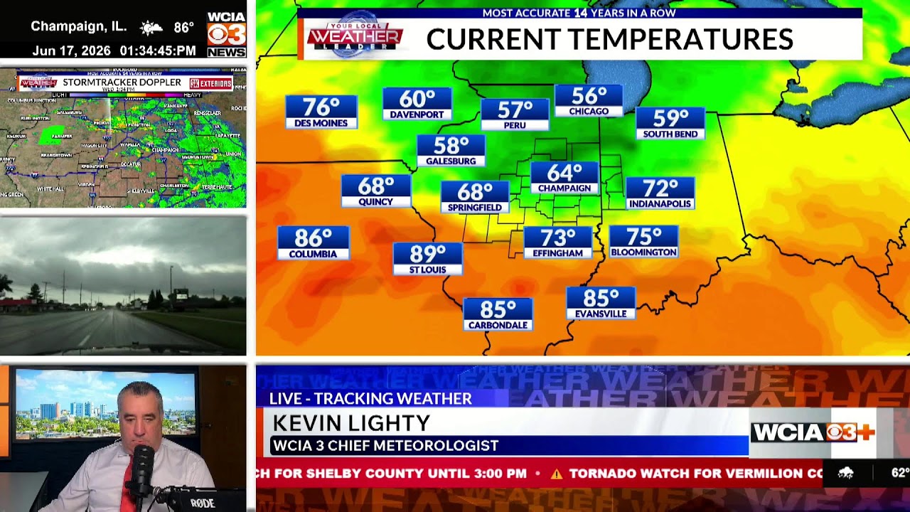 LIVE: 11am Severe Weather Update - June 17, 2026