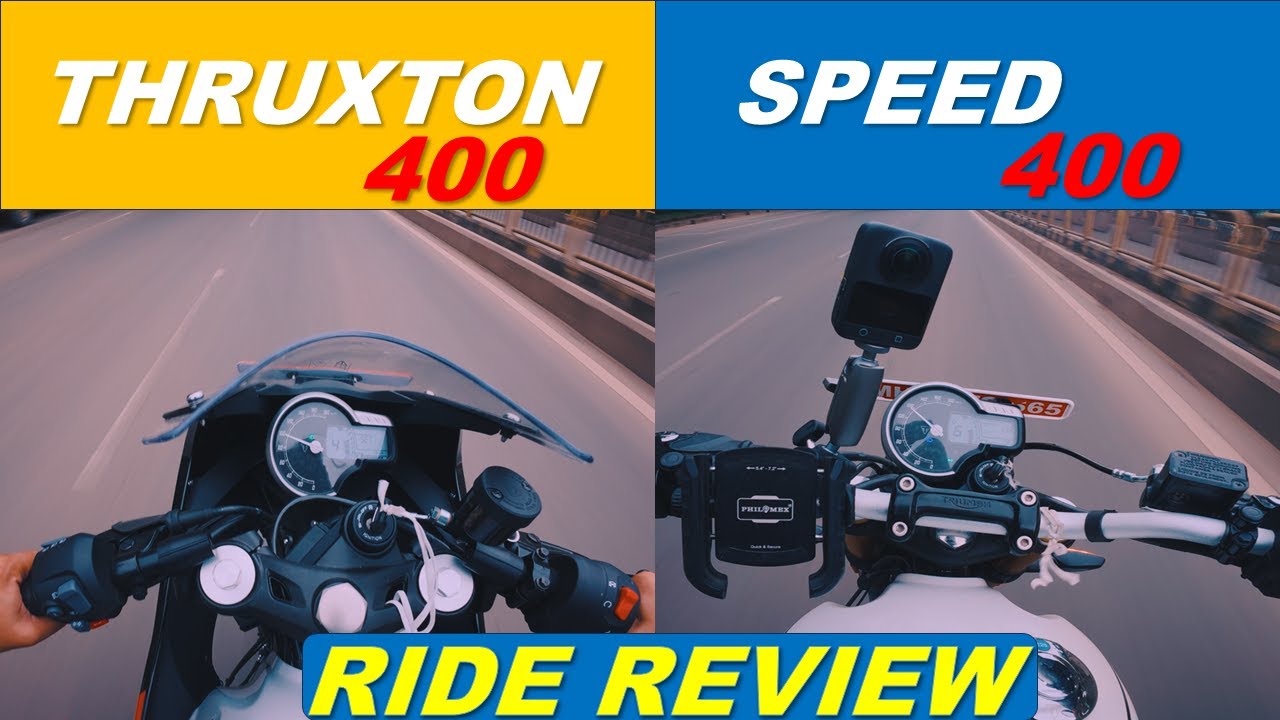 Triumph Thruxton 400 vs Speed 400 – Ride Review Showdown!