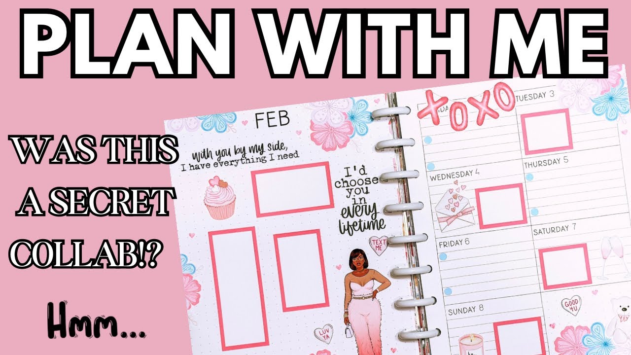 PLAN WITH ME | DASHBOARD LAYOUT | SECRET STICKER COLLAB? 