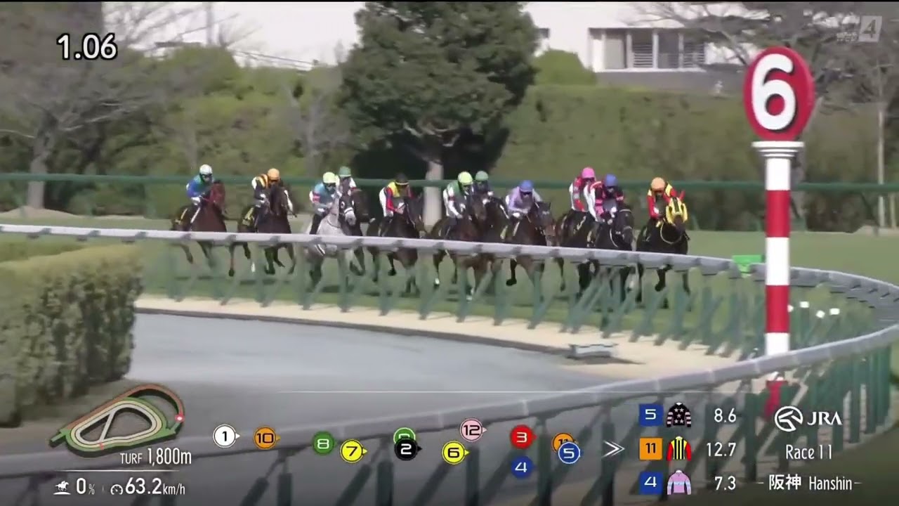 【競馬実況動画2026】第1回阪神競馬6日目11R大阪城ステークス ドラゴンブースト（岩田望来）