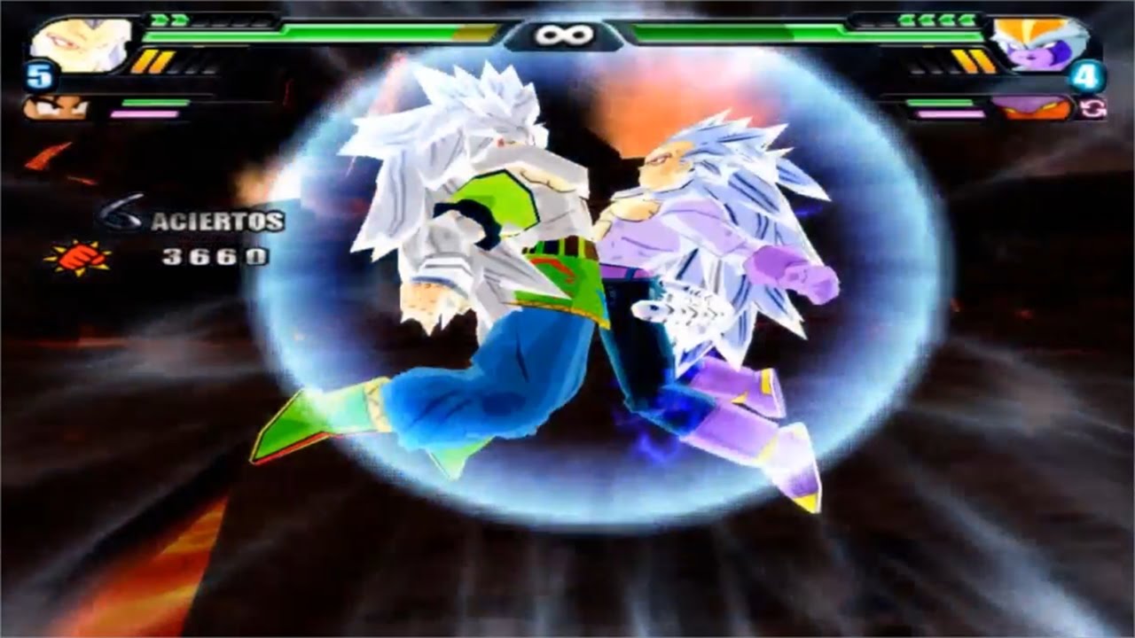 Dragon Ball Z Budokai Tenkaichi 3 - Goku Saiyajin 5 AF And Vegeta Saiyajin 5 AF VS MODS ALEATORIOS
